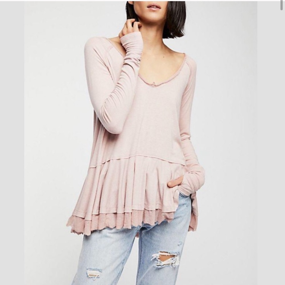 We the Free by Free People Peplum Tunic Top